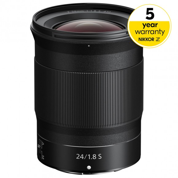 Nikon NIKKOR Z 24mm f1.8S Lens